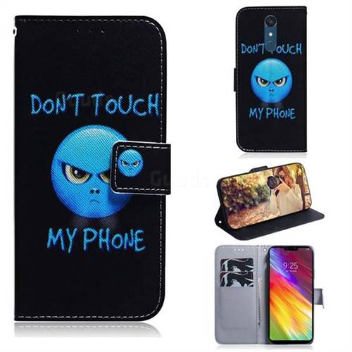 Not Touch My Phone PU Leather Wallet Case for LG Stylo 5