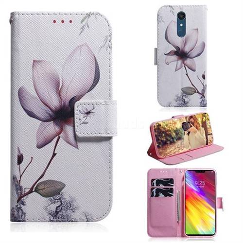 Magnolia Flower PU Leather Wallet Case for LG Stylo 5
