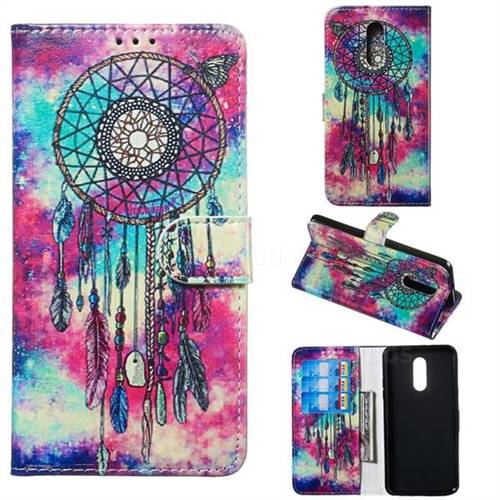 Butterfly Chimes PU Leather Wallet Case for LG Stylo 5