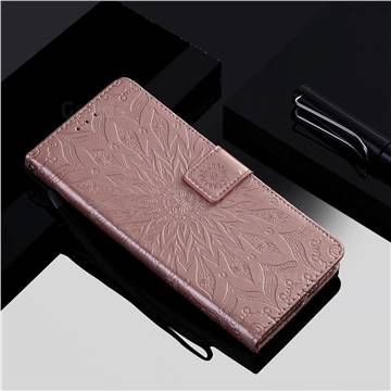 Embossing Sunflower Leather Wallet Case for LG Velvet 5G (LG G9 G900 ...