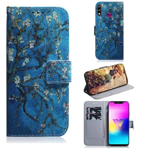 Apricot Tree PU Leather Wallet Case for LG W10