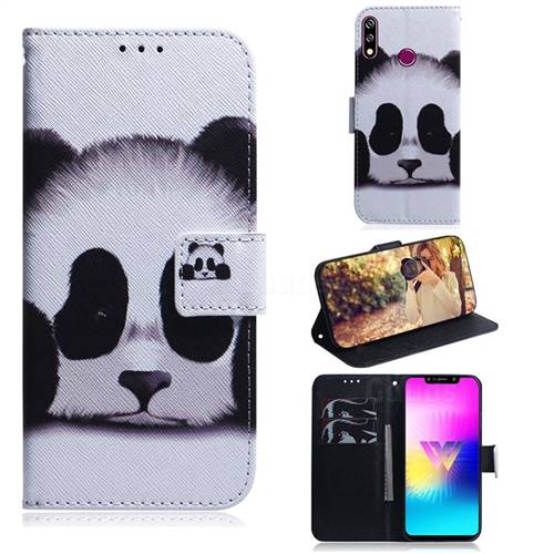 Sleeping Panda PU Leather Wallet Case for LG W10