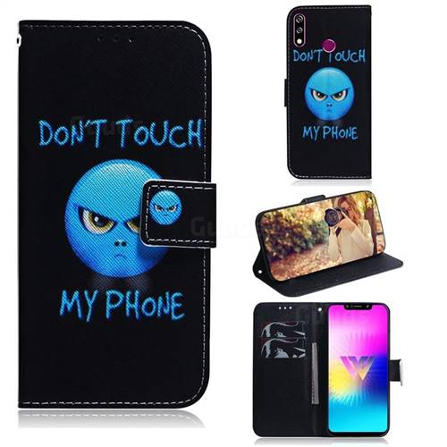 Not Touch My Phone PU Leather Wallet Case for LG W10