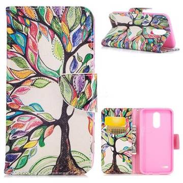 The Tree of Life Leather Wallet Case for LG K10 2017