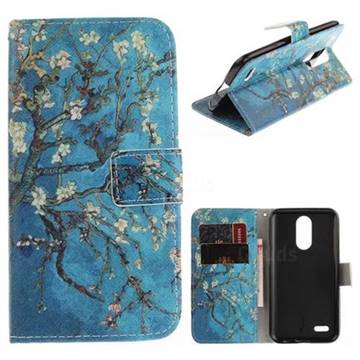 Apricot Tree PU Leather Wallet Case for LG K10 2017