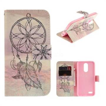 Dream Catcher PU Leather Wallet Case for LG K10 2017