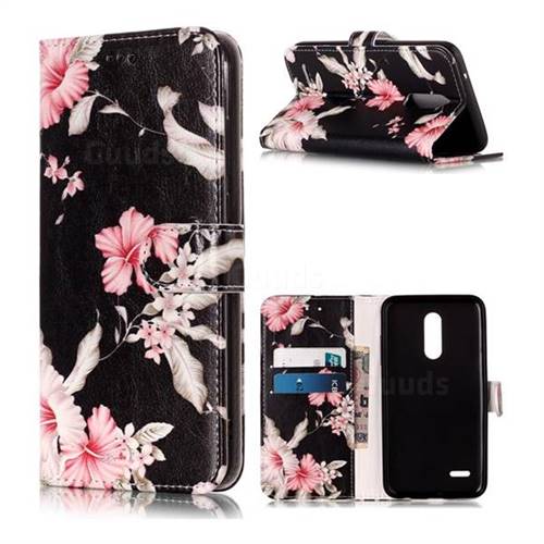 Azalea Flower PU Leather Wallet Case for LG K10 (2018)