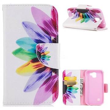 Seven-color Flowers Leather Wallet Case for LG K3 (2017)