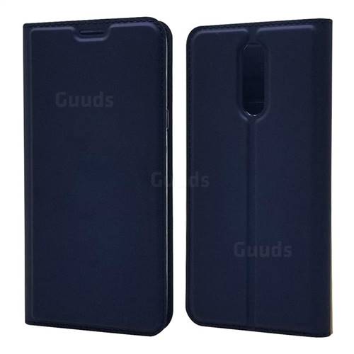 Ultra Slim Card Magnetic Automatic Suction Leather Wallet Case for LG K40 (LG K12+, LG K12 Plus) - Royal Blue