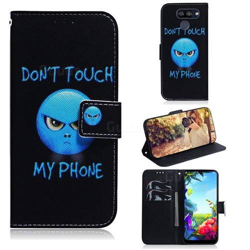 Not Touch My Phone PU Leather Wallet Case for LG K40S
