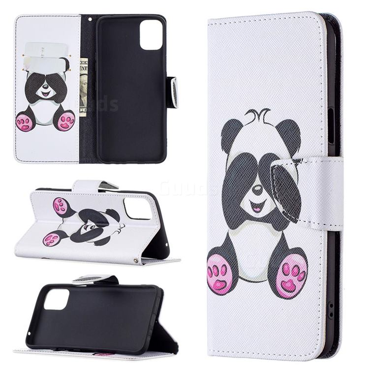Lovely Panda Leather Wallet Case for LG K42
