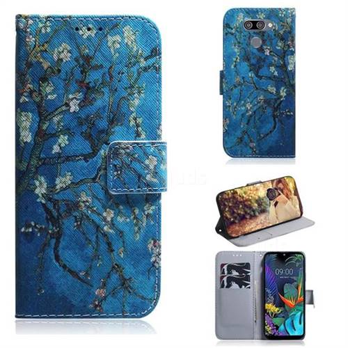 Apricot Tree PU Leather Wallet Case for LG K50