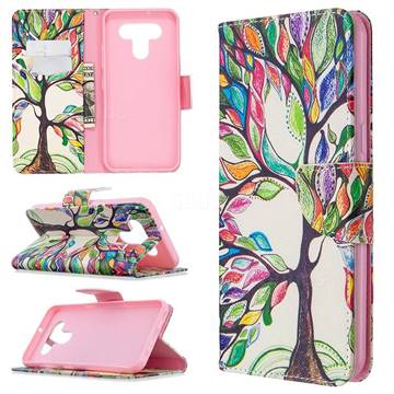 The Tree of Life Leather Wallet Case for LG K51