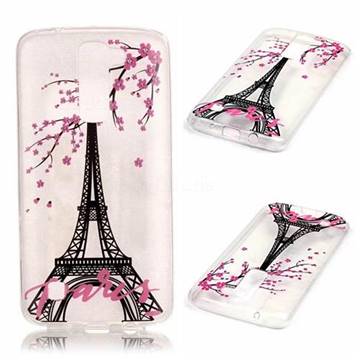Plum Pairs Tower High Transparent Soft TPU Back Cover for LG K8