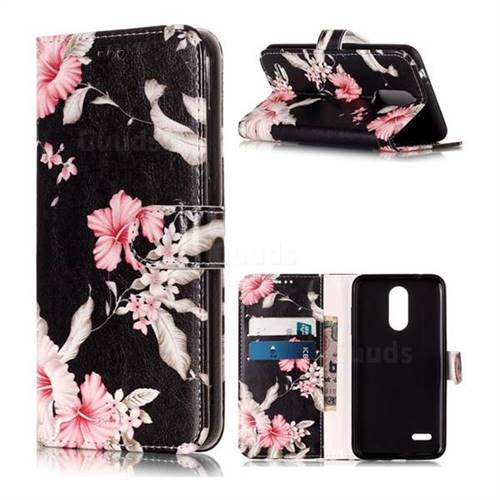 Azalea Flower PU Leather Wallet Case for LG K8 (2018)