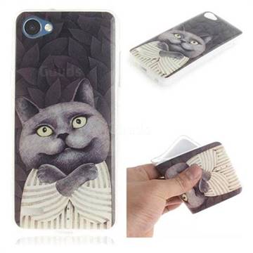 Cat Embrace IMD Soft TPU Cell Phone Back Cover for LG Q6 (LG G6 Mini)
