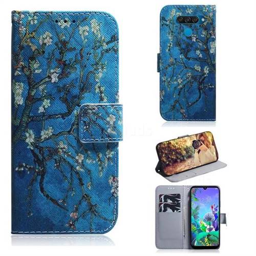 Apricot Tree PU Leather Wallet Case for LG Q60