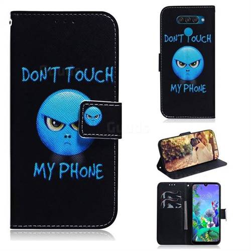 Not Touch My Phone PU Leather Wallet Case for LG Q60