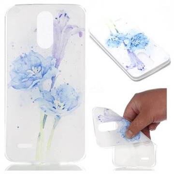 Lily Flower Soft TPU Back Cover for LG Stylus 3 Stylo3 K10 Pro LS777 M400DK