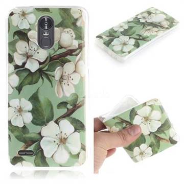 Watercolor Flower IMD Soft TPU Cell Phone Back Cover for LG Stylus 3 Stylo3 K10 Pro LS777 M400DK
