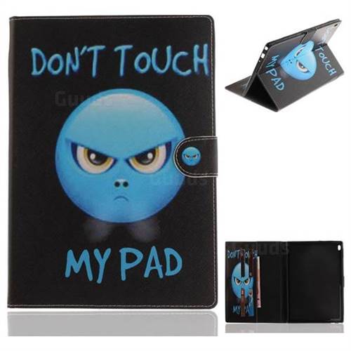 Not Touch My Phone Painting Tablet Leather Wallet Flip Cover for Lenovo Tab4 10 (Lenovo TB-X304F/L)