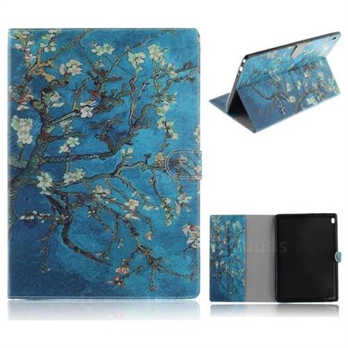 Apricot Tree Painting Tablet Leather Wallet Flip Cover for Lenovo Tab4 10 (Lenovo TB-X304F/L)