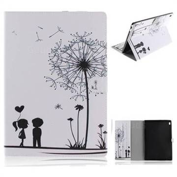 Couple Dandelion Painting Tablet Leather Wallet Flip Cover for Lenovo Tab4 10 (Lenovo TB-X304F/L)