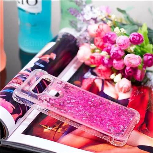 8 Off Dynamic Liquid Glitter Sand Quicksand Tpu Case For Lg V40 Thinq Pink Love Heart Lg 0507