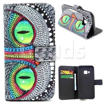 Owl Eye Leather Wallet Case for HTC One M9