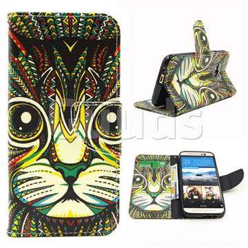 Cat Leather Wallet Case for HTC One M9