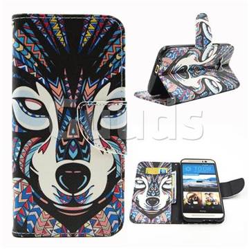 Wolf Leather Wallet Case for HTC One M9