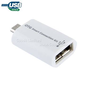 Micro USB OTG Smart Connection Kit for Samsung Galaxy S4 i9500 / Galaxy S3 i9300 / Note 2 N7100 / HTC One M7 / HTC One M8 etc