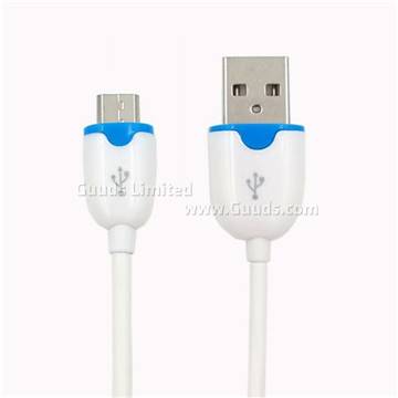 1.8M Micro USB Spring Data Cable for Samsung / Sony / HTC / LG Phone - White