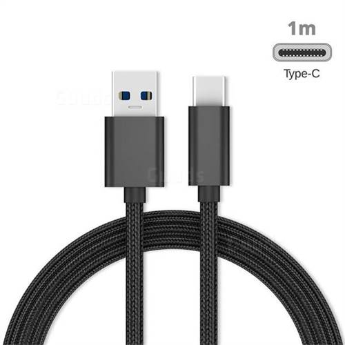 Hight Quality Type-C Data Charging Cable USB C to USB A Cable - 1m Black