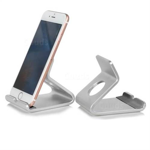 Universal Aviation Aluminum Alloy Mobile Phone Holder Silver Holder