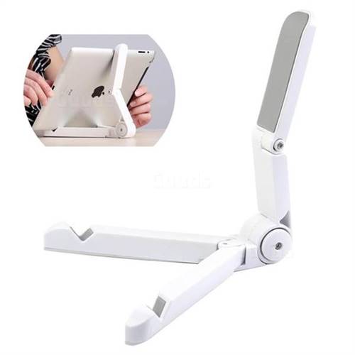 Portable Stand Fold up Holder Stander for iPad Tablet Samsung Tabs - White
