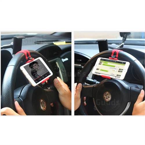 Car Vehicle Steering Wheel Phone Holder Holder Guuds