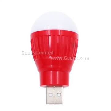 Portable Usb 1w Ball Bulb Super Bright Mini Led Night Light Portable Usb 1w Ball Bulb Super Bright Mini Led Night Light Red