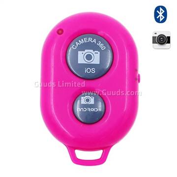 Bluetooth Remote Shutter for iOS Android iPhone iPad Samsung Sony LG - Rose