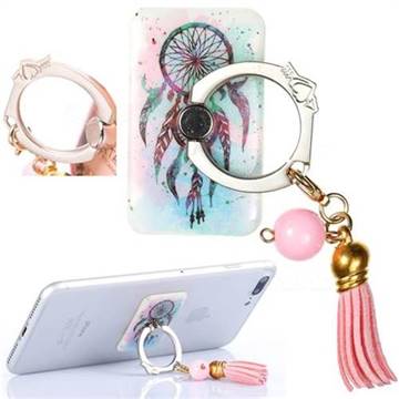 Universal 360 Rotation Stylish Holder Finger Ring Kickstand with Tassel for Mobile Phone Folding - ColorDrops Wind Chimes
