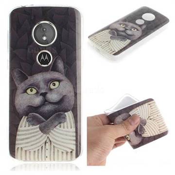 Cat Embrace IMD Soft TPU Cell Phone Back Cover for Motorola Moto E5