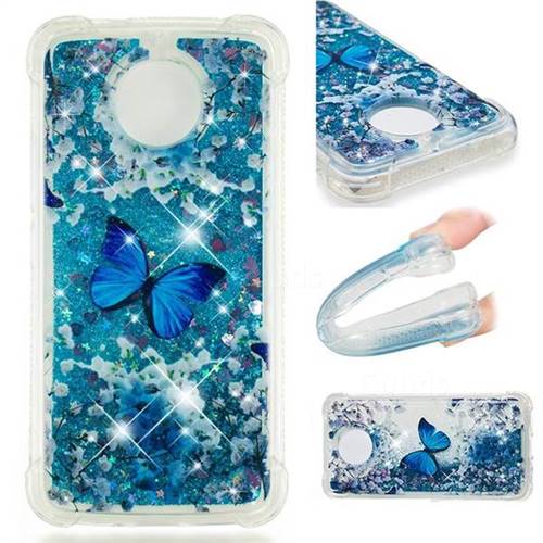 Flower Butterfly Dynamic Liquid Glitter Sand Quicksand Star TPU Case for Motorola Moto G5S