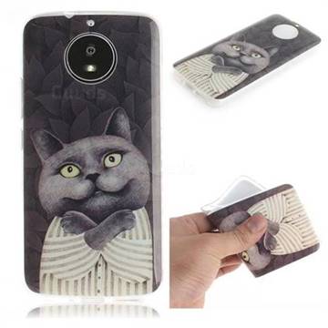 Cat Embrace IMD Soft TPU Cell Phone Back Cover for Motorola Moto G5S