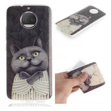 Cat Embrace IMD Soft TPU Cell Phone Back Cover for Motorola Moto G5S Plus