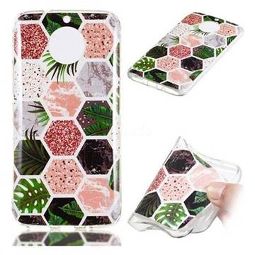 Rainforest Soft TPU Marble Pattern Phone Case for Motorola Moto G5S Plus