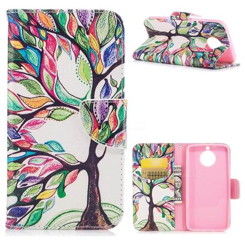 The Tree of Life Leather Wallet Case for Motorola Moto G6