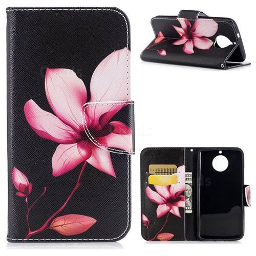 Lotus Flower Leather Wallet Case for Motorola Moto G6