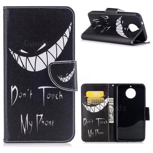 Crooked Grin Leather Wallet Case for Motorola Moto G6 Plus G6Plus
