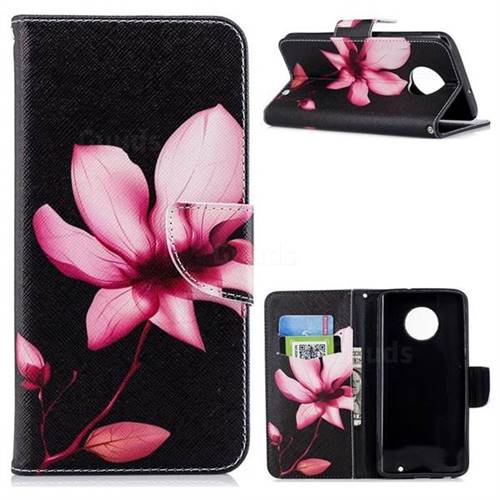 Lotus Flower Leather Wallet Case for Motorola Moto G6 Plus G6Plus