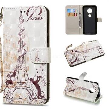 Tower Couple 3D Painted Leather Wallet Phone Case for Motorola Moto G6 Plus G6Plus